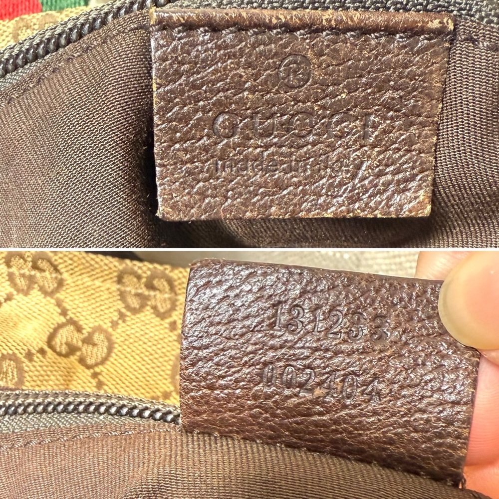 Authentic Gucci Sherry Line Tote Bag Shopper brown monogram canvas large - Picture 16 of 16